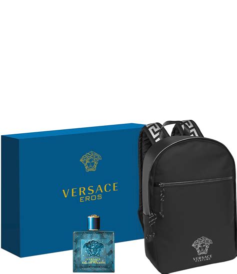 versace coffret set|Versace backpack gift with purchase.